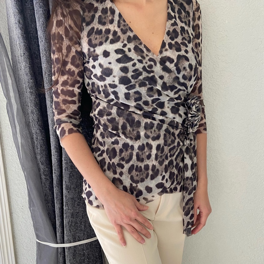 Sweet Pea Leopard Blouse